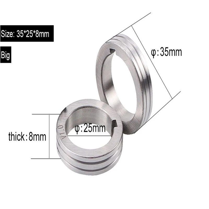 더블 사이즈 MIG 용접기, 와이어 피더 휠 롤러, 0.8mm, 1.0mm, 1.2mm