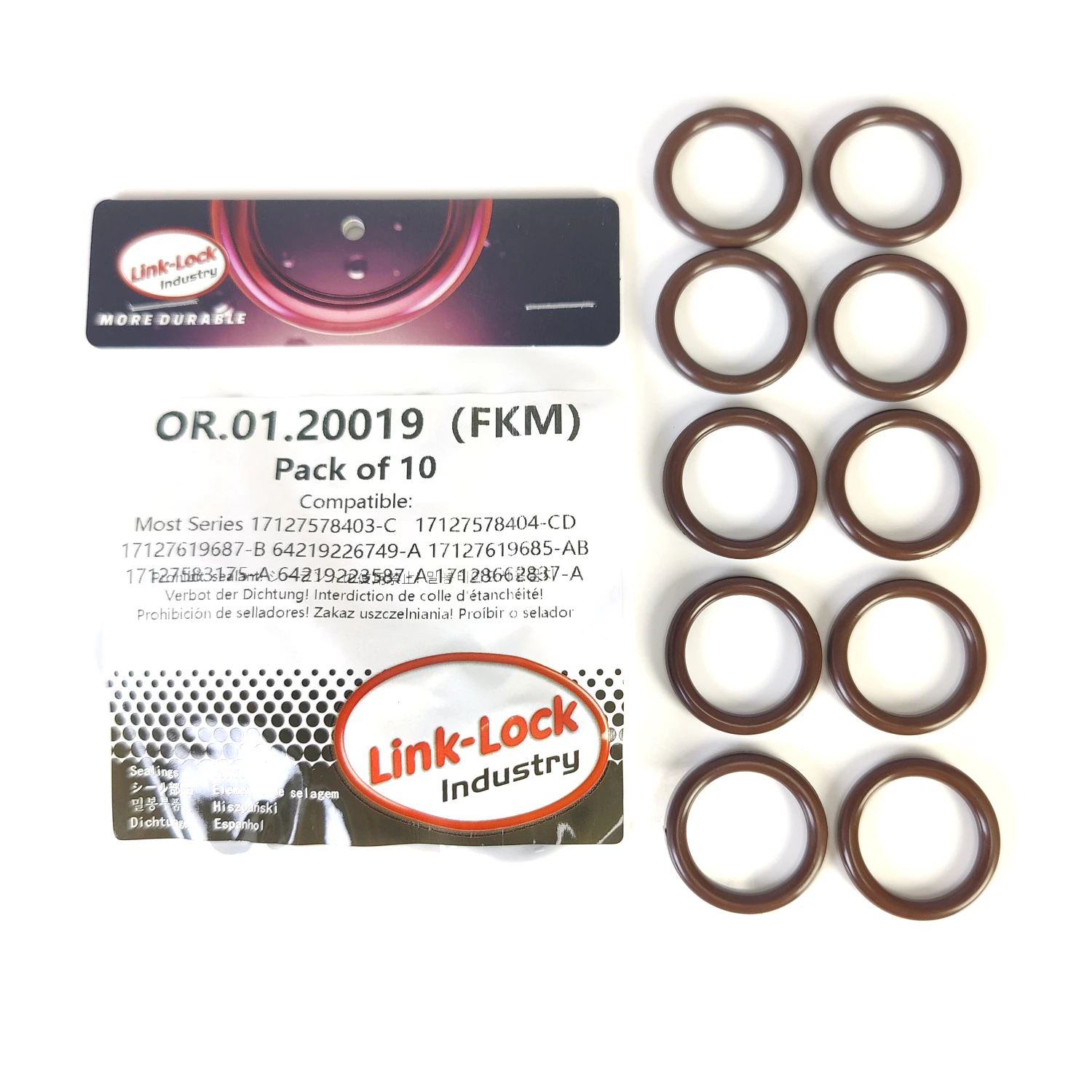 10PCS Fkm Viton OR.…