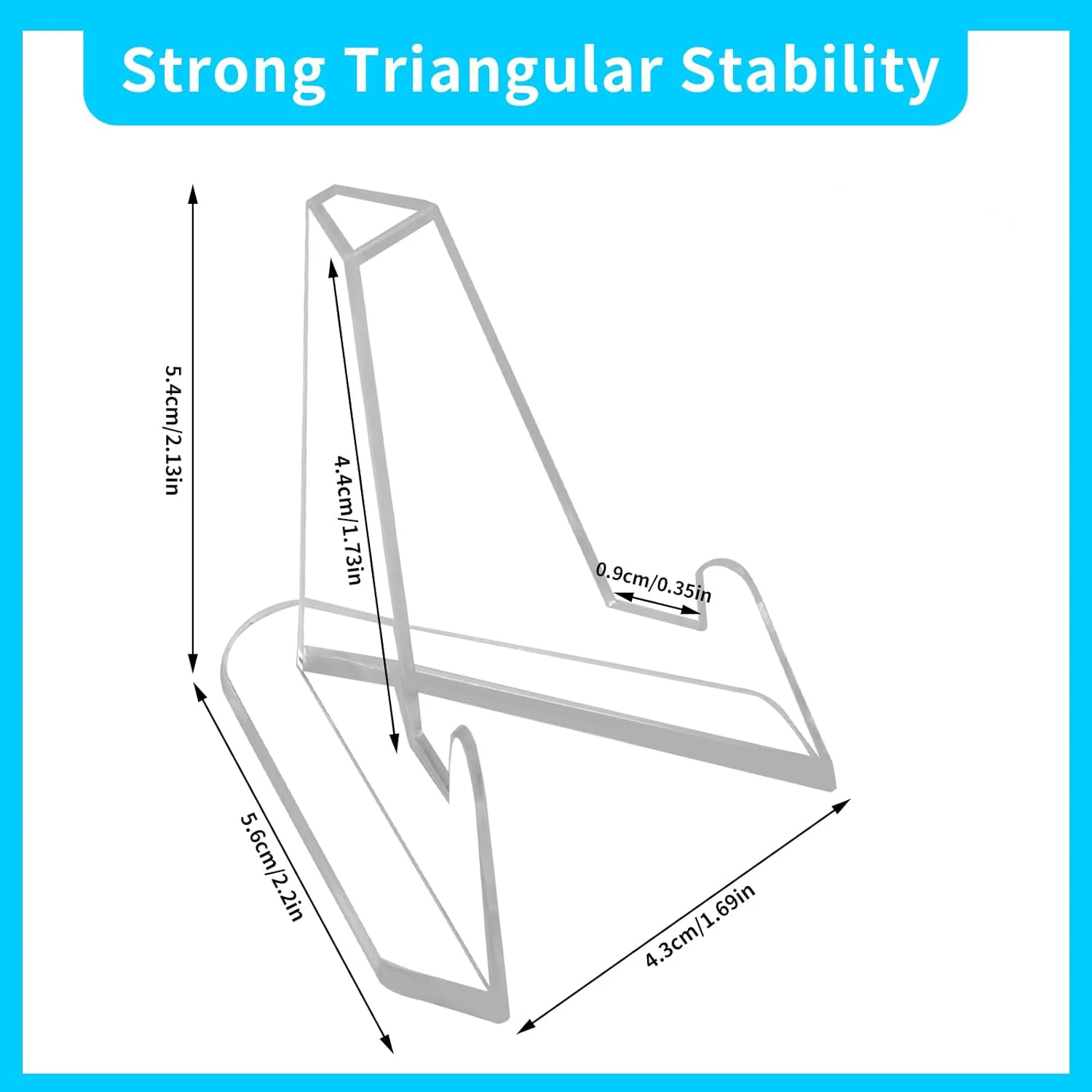 Card Display Stand Card Stand Clear Acrylic Coin Display Easel Holder Baseball Sports Card Stand Trading Graded Card Easel Stand