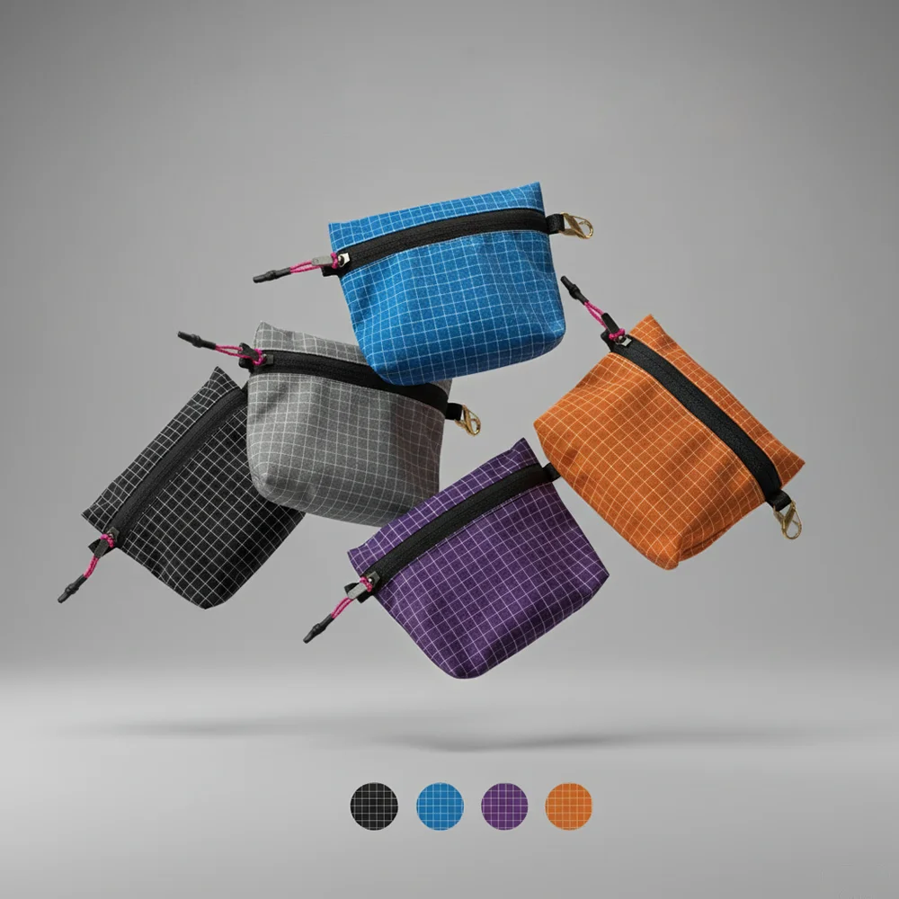

UHMWPE Outdoor Trail Coin Pouch Storage Bag Waterproof Ultralight Organizer Sack Bag For Hiking Camping Backpacking Gear 13.5g