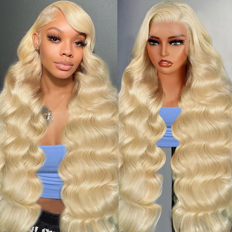 

613 Hd Lace Frontal Human Hair Wig 13x6 Honey Blonde Colored Indian Raw Body Wave Human Hair Wigs 13x4 Lace Front Wigs For Women