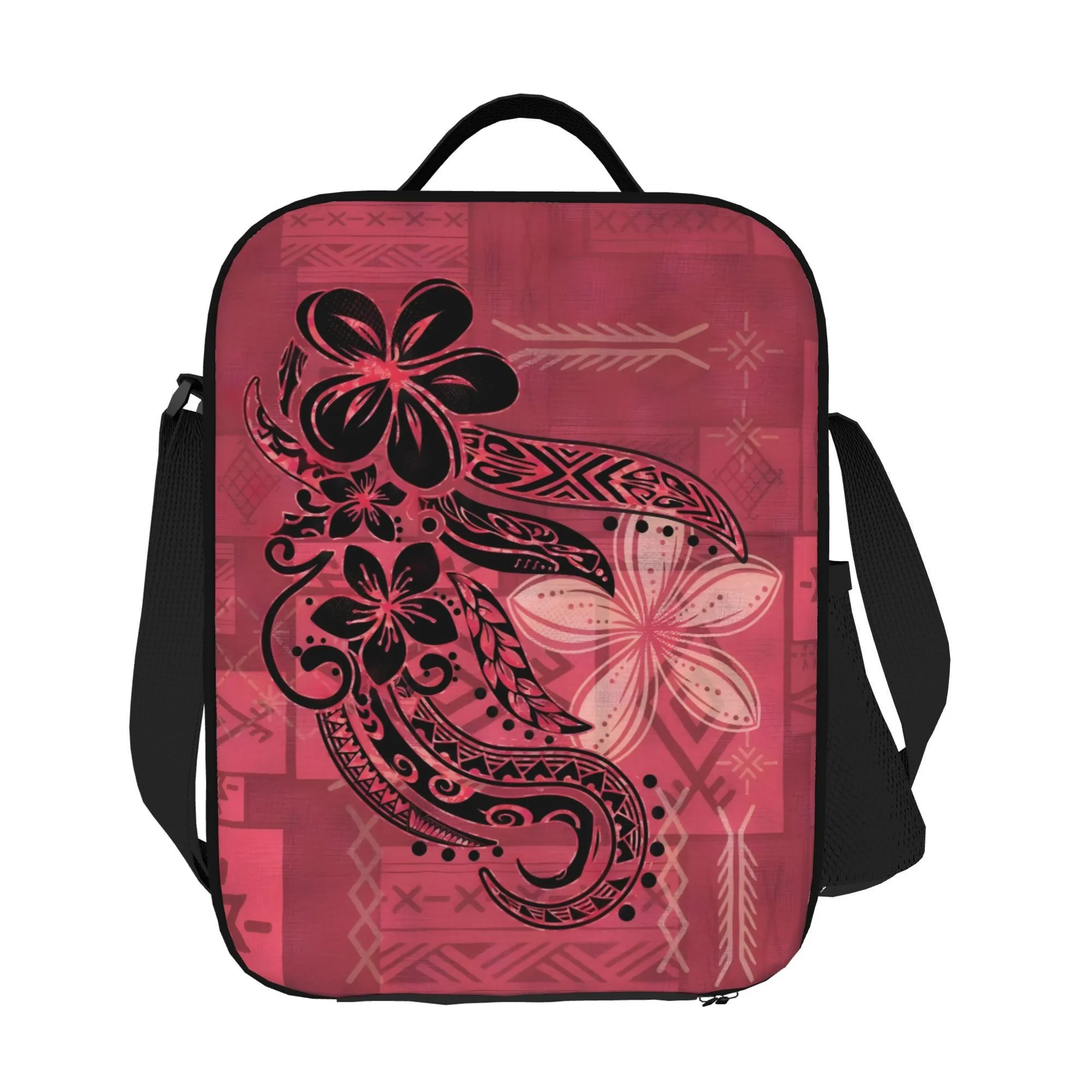 Samoan Malu Mana Tribal Tote Bag Unisex Wide Sturdy Rectangular Handbag for Work Travel Everyday Carry