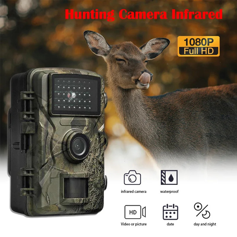 

Hunting Camera Waterproof Infrared Night Vision Security Cam Motion Activated Wildlife Camera for Outdoor Wildlife Hunting