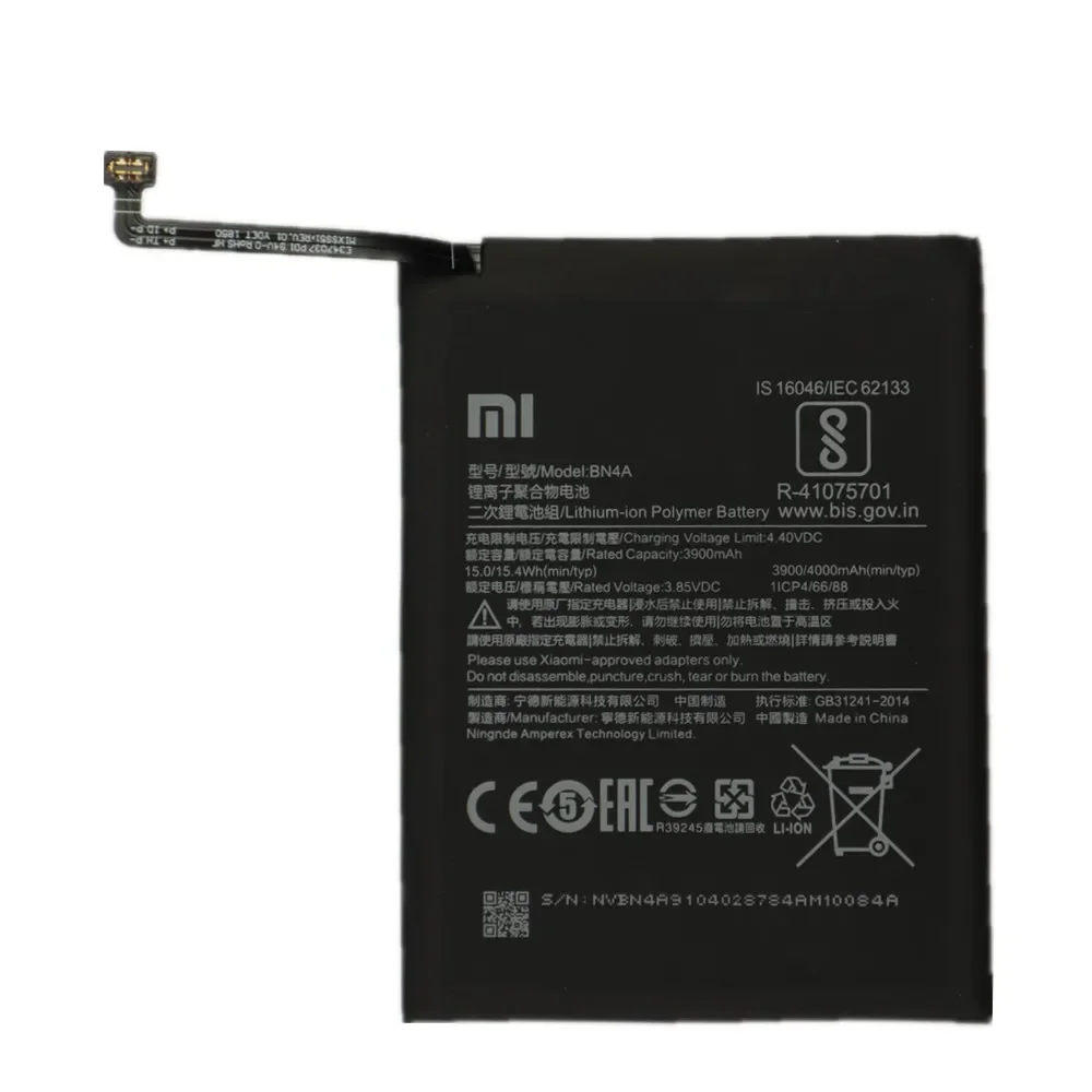 2024 Years 100% original Battery BN4A BN46 BM4J For Xiaomi Redmi Note7 Note 7 Pro / Note8 Note8 Pro 8T Phone Battery Batteries