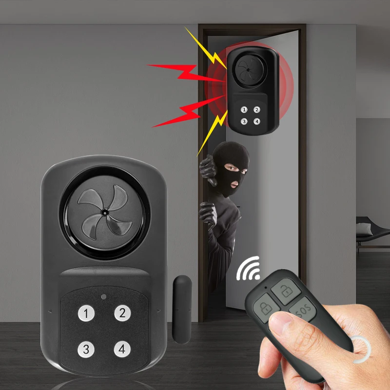 

130dB Magnetic Detect Door Chime Driveway Intruder Pool Gate Door Open Detector Motion sensor Alarm