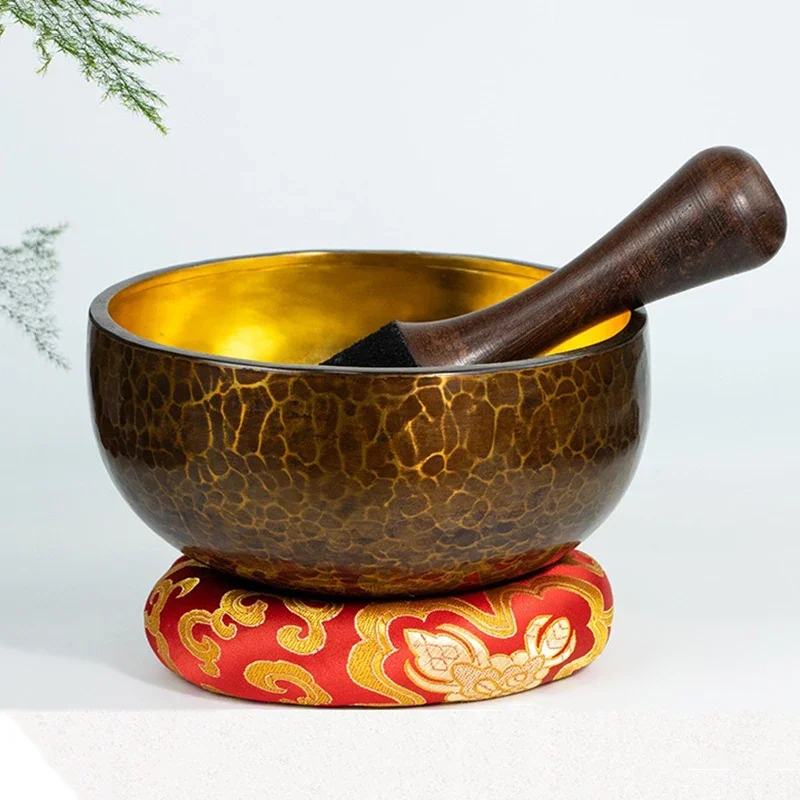 Handmade Tibetan Bowls Sound Healing Large Copper Bowl Meditation Nepal Singing Bowl Buddha Massage Yoga Spiritual Instrument