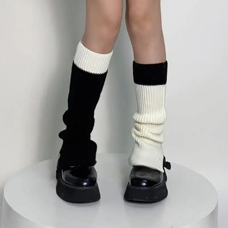 Leg Warmers Knit Winter Socks Boot for Women Breathable Soft Knit Long Socks Leg Warmers for Dance Yoga Costume Shows