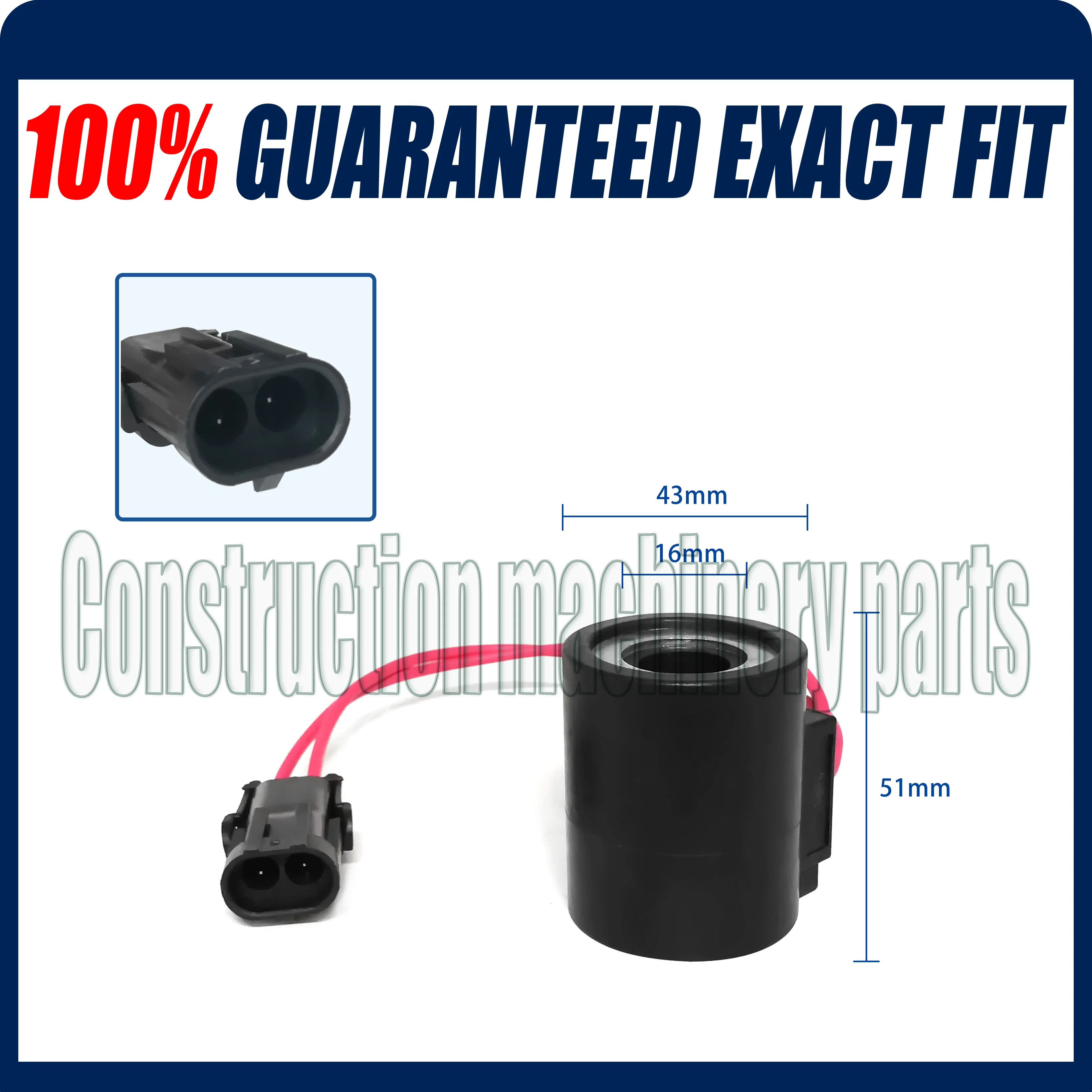 Imagem -02 - Nova Bobina Solenóide 38010043 14.5v dc a5 Apto para Deutz Bf1011 Motor 38010043