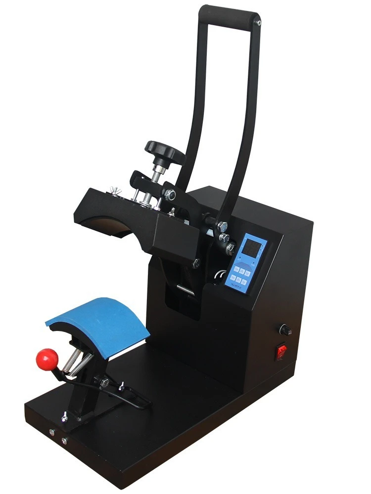 

Cap Hat Heat Thermal Press Transfer 5.5 x 3.5 Inch Pneumatic Sublimation Machine Digital Clamshell Durable for DIY 0-399°