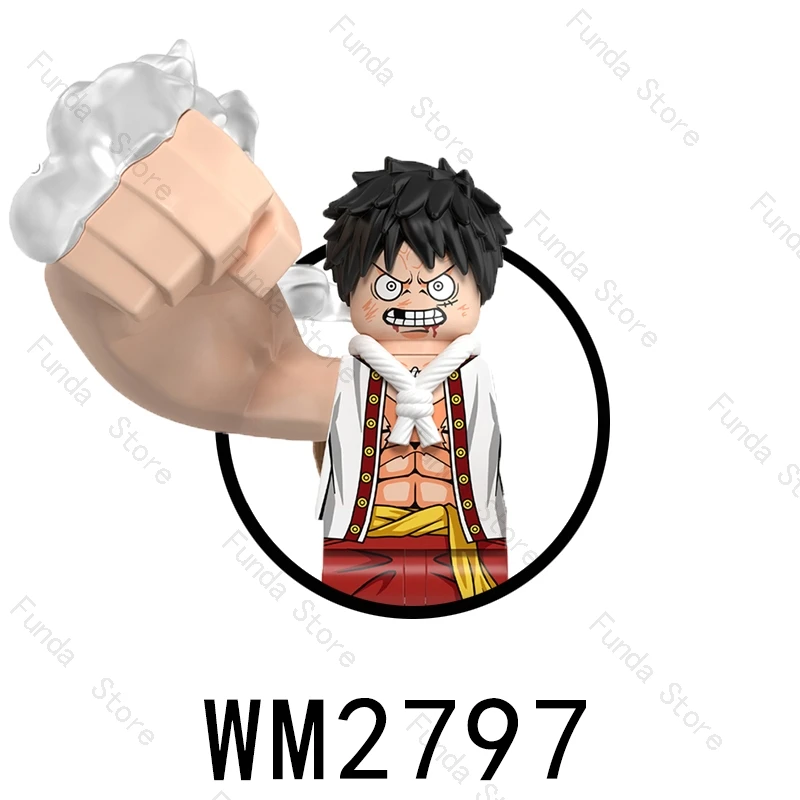 NEW WM2796 WM2797 WM2786 WM2801 Franky Jinbe One Piece Mini Model Figures Blocks Doll Hot Japen Anime cartoon Bricks Boys Toys