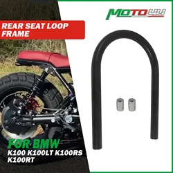 For BMW K100 K100LT K100RS K100RT K 100 1985 1984 1983 Cafe Racer Tube Rear Seat Loop Frame Hoop Motorcycle Modification