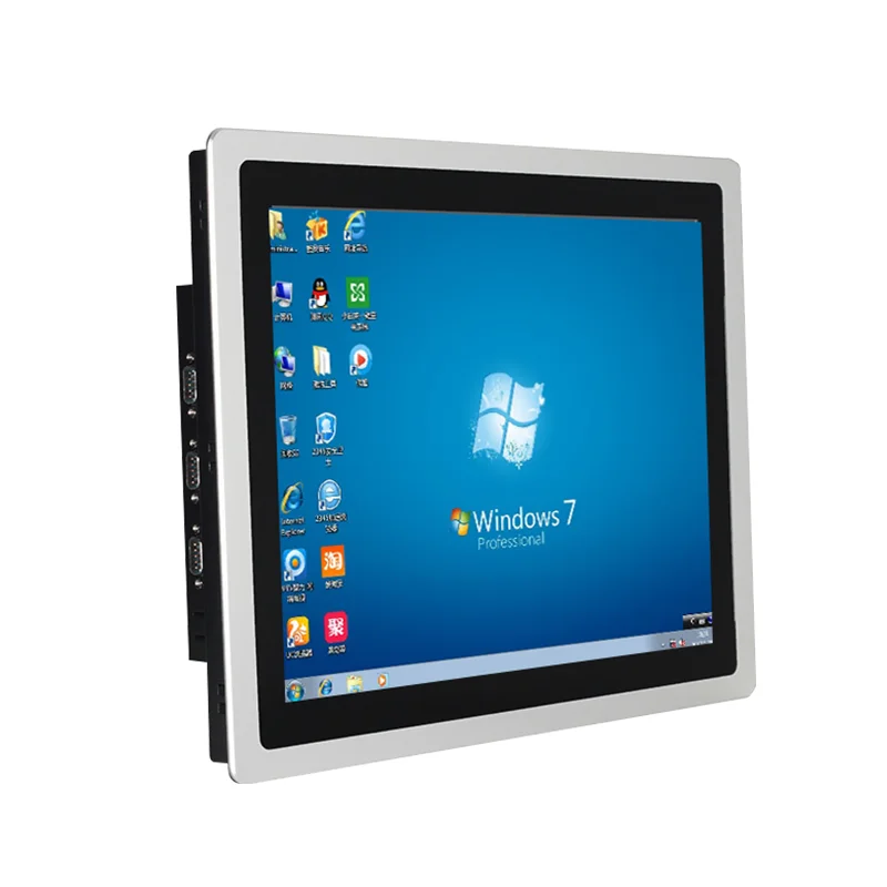 Industrial Computer Panel Display Capacitive Touch Screen ip65 waterproof fanless all-in-one industrial pc