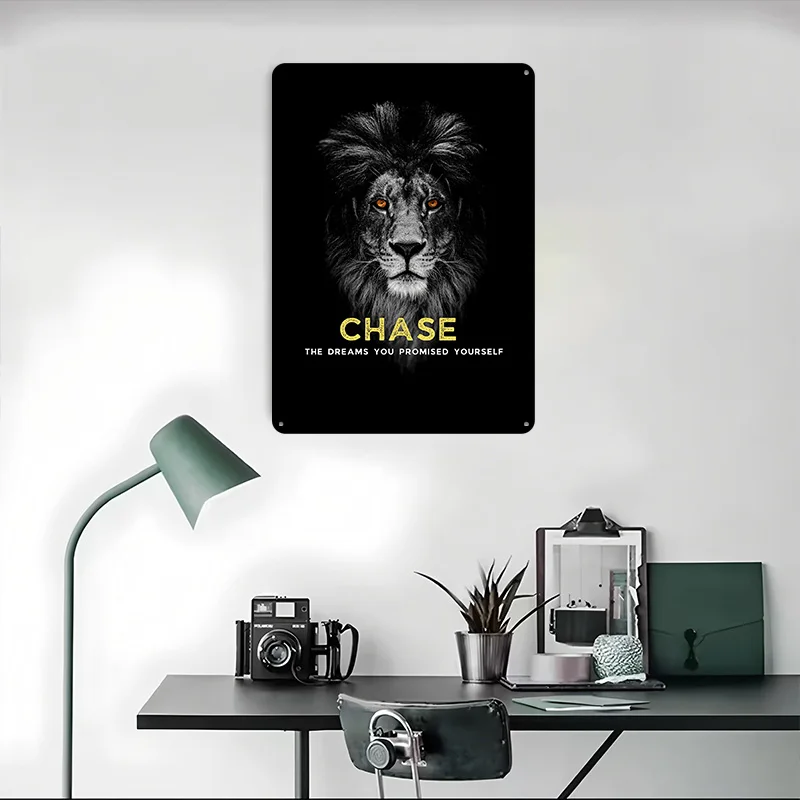 ملصق صفيح لأحلامك دائمًا، ملصق جداري مخصص، علامات معدنية عتيقة، لوحة قصدير كلاسيكية لتزيين غرفة النوم