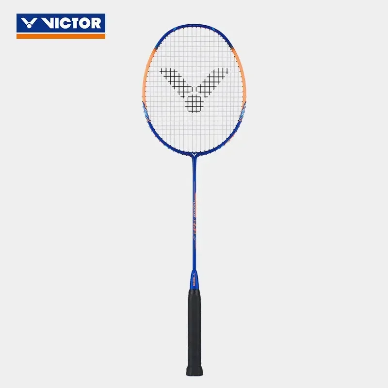 Original VICTOR Badminton Racket Single-shot Offensive Class All-carbon Lightweight Badminton Racket TK-HMR With Strung