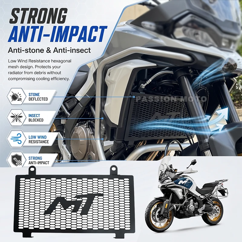 Für CFMOTO CF MOTO 700MT 700 MT 700 ADV 2025 2026 MT700 IBEX 700 Kühlergrill-Schutzabdeckung Zubehör