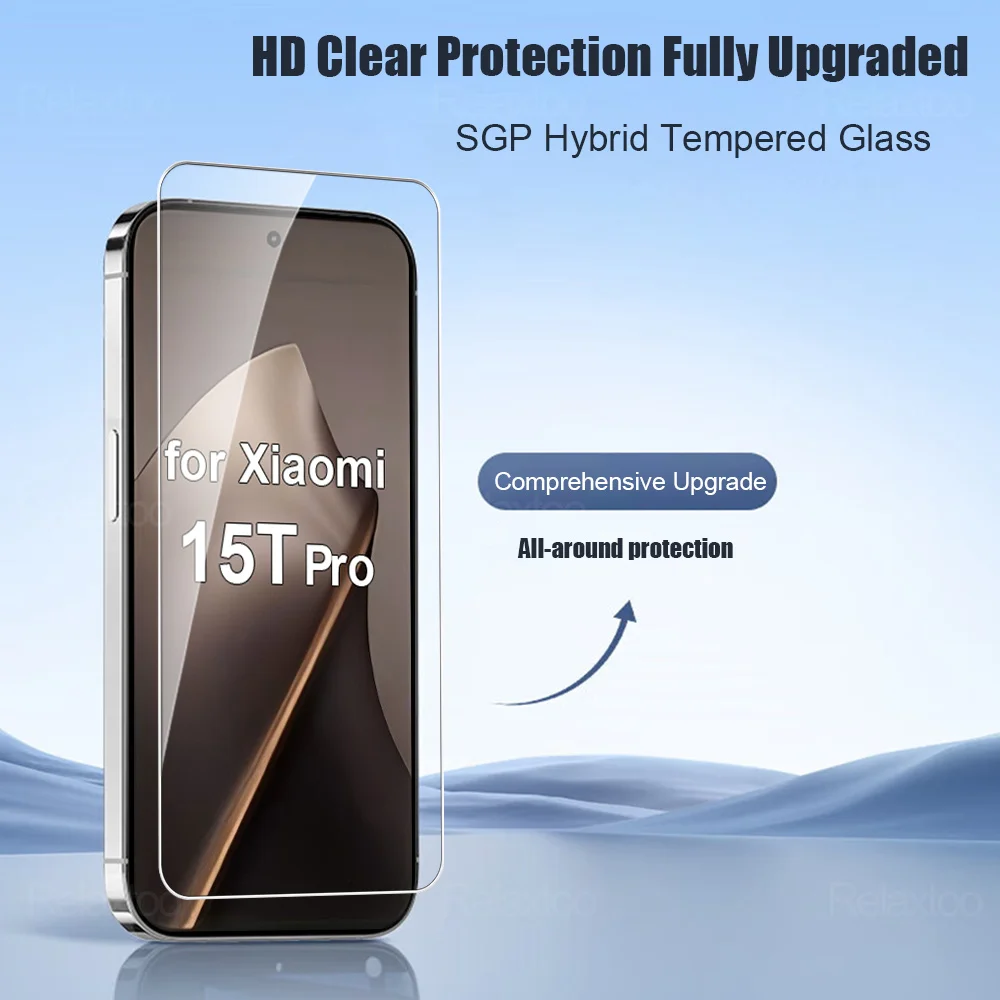2 قطعة واقي شاشة من الزجاج المقسى لهاتف Xiaomi 15T Pro Glass Xiaomi15T Xiaomi15TPro Mi 15TPro 15 T T15 5G Global 6.83 بوصة ميكا
