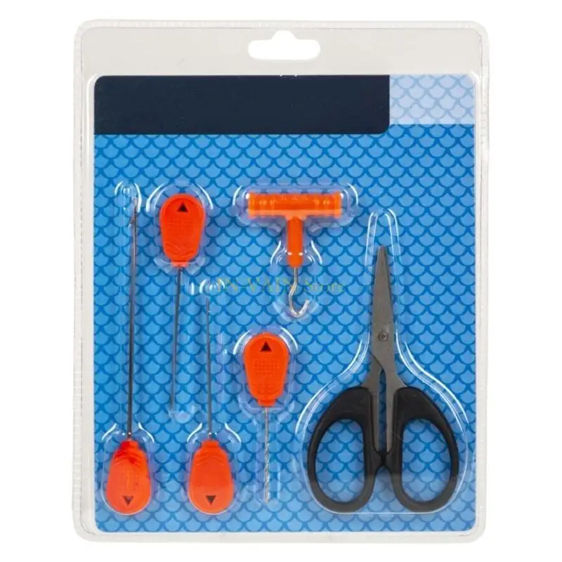 M5TC 6 قطعة الطعوم إبرة سمك الشبوط الصيد الطعوم هوك إبرة دودة عراف ملحقات صيد سمك