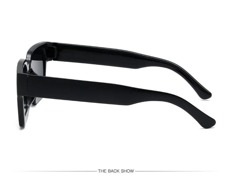 Neue Vintage-Sonnenbrille für Damen und Herren, Quadratischer PC-Rahmen, Marken-Designer Retro-Shades, Modische Sonnenbrille ﻿ für Männer – Detail 11