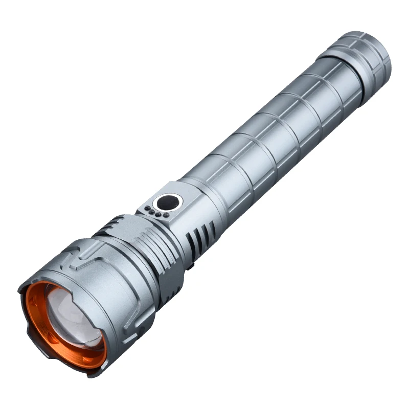 Handheld Torch Outdoor Multi-Functional High Brightness LED Rechargeable Flashlight Powerful Portable Work Light