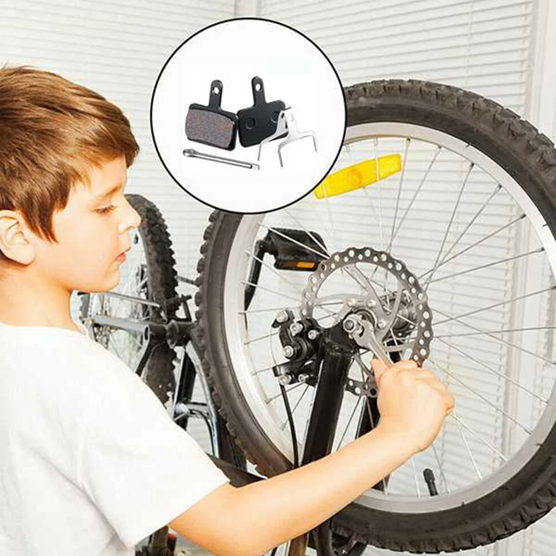 Комплект из 8 пар тормозных колодок для дисковых тормозов Shimano BR-M575, M525, M515, T615, T675, M495, M486, M485, M446, M475, M355, C601, C501S и др.