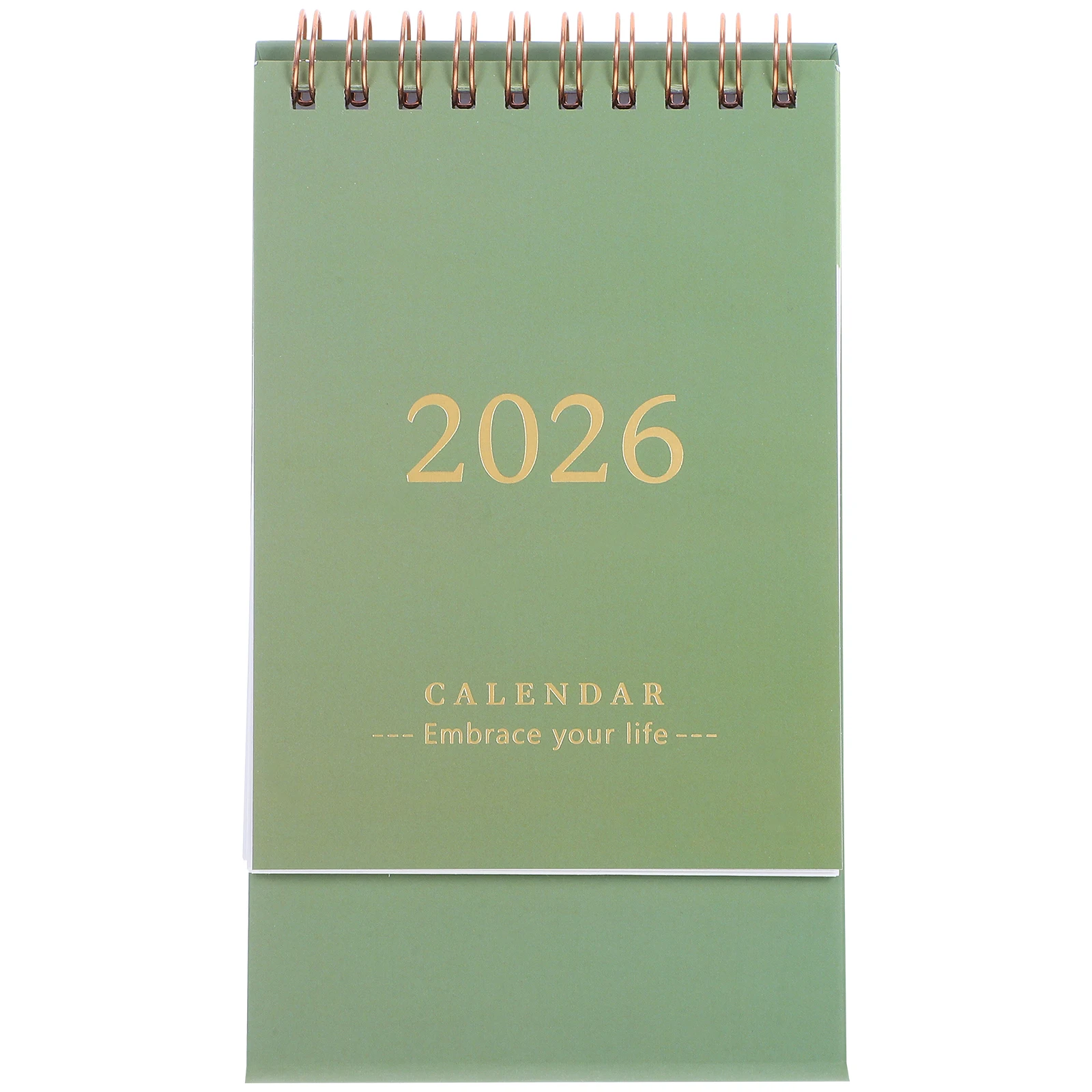 

2026 Desk Calendar Compact Foldable Stand Minimalist Design Monthly Planner for Office Home Scheduling Planning Use