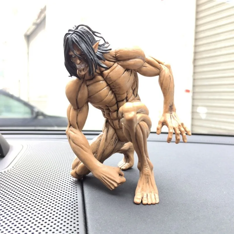 Attack on Titan Eren Yeager anime cartoon two-dimensional hand model creative personality desktop car ornaments children's toys