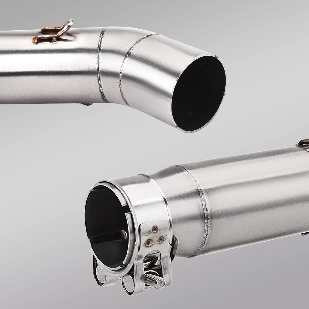 مناسبة لـ Hornet 600cbr600fcb650f (2007-2013) أنبوب توصيل عادم الدراجة النارية أنبوب توصيل متوسط