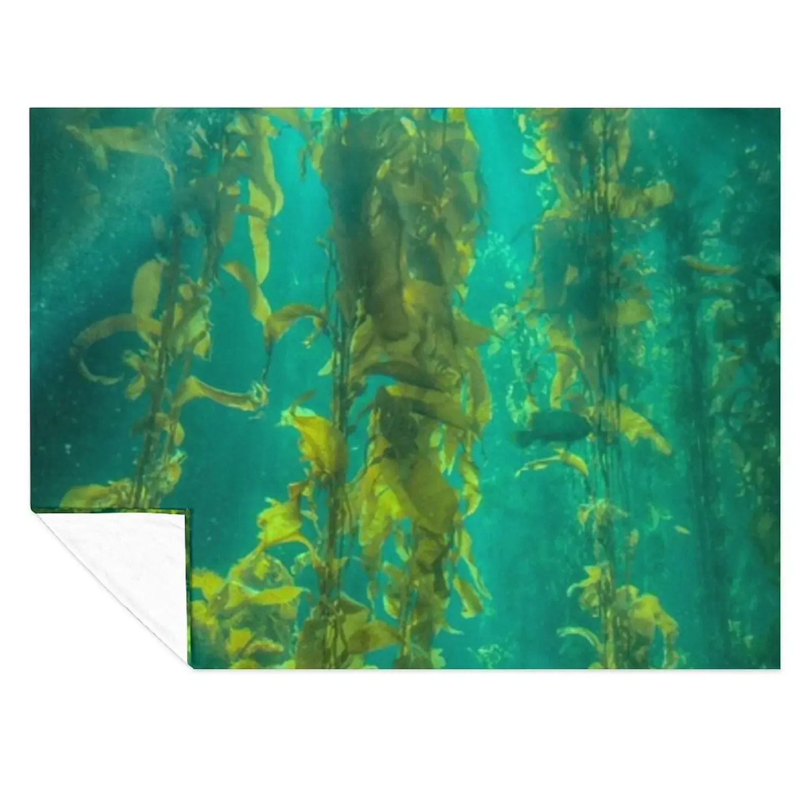 

Green Underwater Kelp Throw Blanket christmas decoration Custom Heavy Sofa Blankets