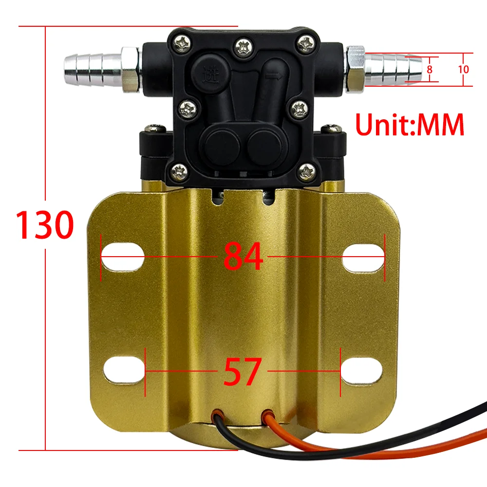 Portable 12V 24V Electric Gasoline Diesel Pump 2m Tube 4m Power Line High-power Universal Self-priming Pump Refueling Machine