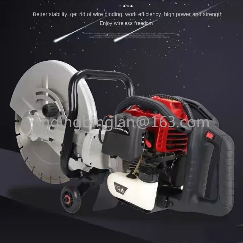 52CC gasoline slotting machine road wall cutting machine concrete wall slotting high power 350 type cutting machine door opener.