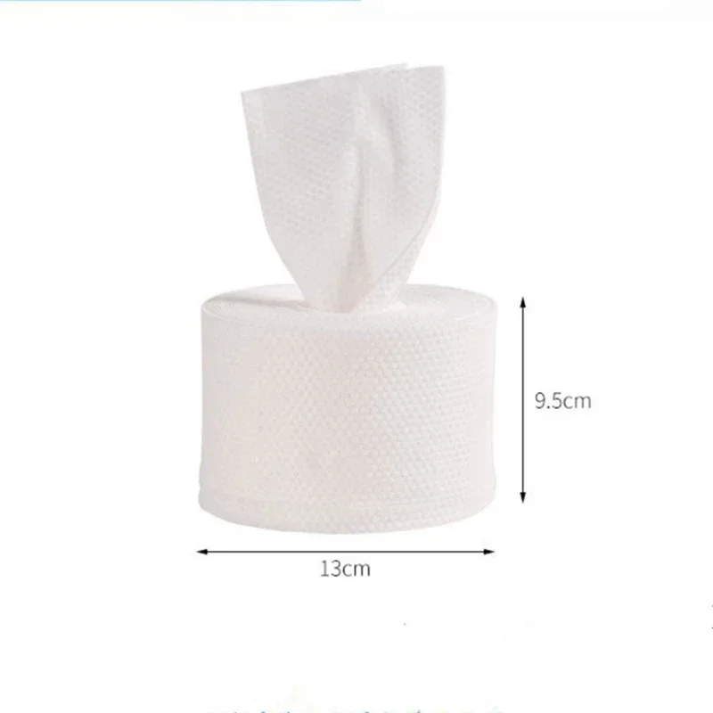 1Roll Disposable Face Towel  Makeup Soft Cotton Pads Baby Facial Cleansing Nonwoven Towel