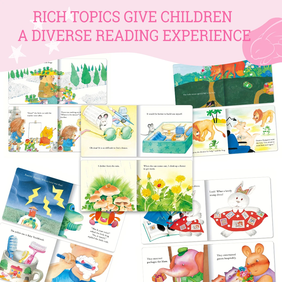 

Набор книг с картинками Teeny Baby Audio — мультяшные сказки для малышей, 10 историй для исследования