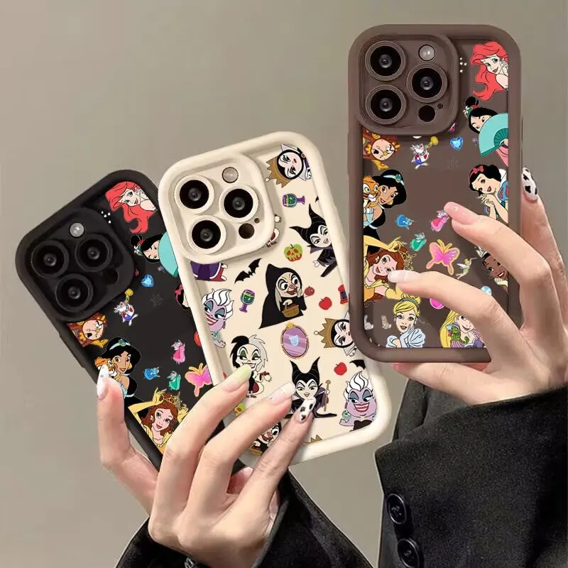 Casing Ponsel Putri Lucu untuk Samsung Galaxy A73 A72 A03 A03S A32 A31 A51 A71 A10 A10S A70 A11 A20S M31 M15 M34 Sampul Silikon