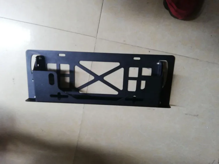 Lockable & Sliding License Plate Mount Bracket for Ford F150 Raptor, Jeep Wrangler, FJ Cruiser, Land Cruiser Prado, BJ40 Winch - view 4