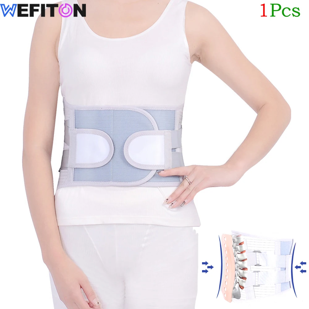 1Pcs Adjustable Lower Back Support Belt for Back Pain - Compression Belt Lumbar Back Brace for Herniated Disc,Sciatica,Women Men