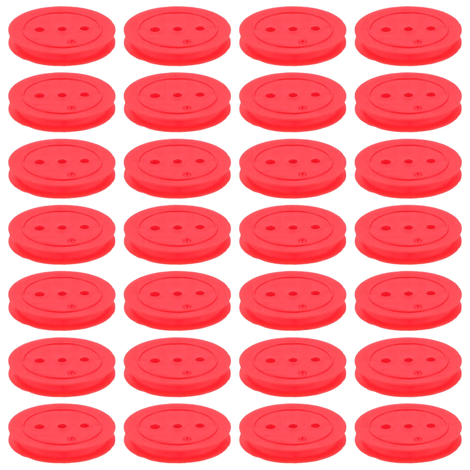 50 stuks plastic riemschijf tandwielen miniatuur groefkatrollen voor doe-het-zelf auto aandrijfwiel rc vliegtuig onderdelen educatief