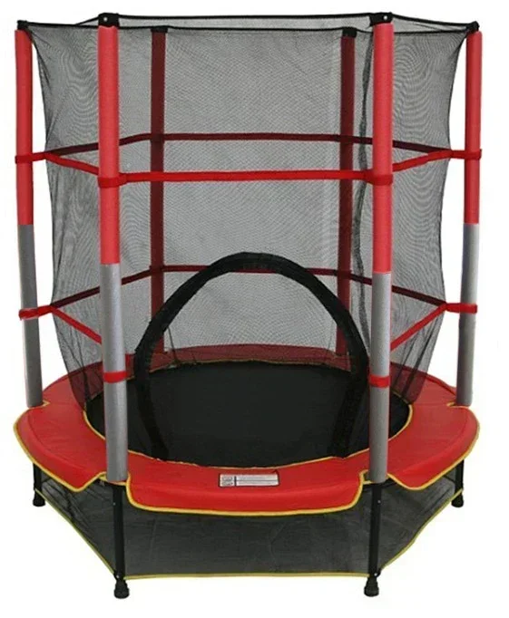 

2024 новый стиль прыгающий спортивный батут детский маленький оптовый батут 1,4 м