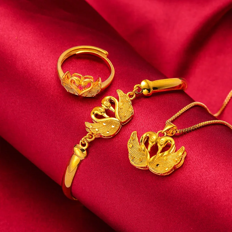 

Роскошная женская цепочка из 24-каратного золота Agile AU999! Полый дизайн, подвлекательный шик для любой шеи