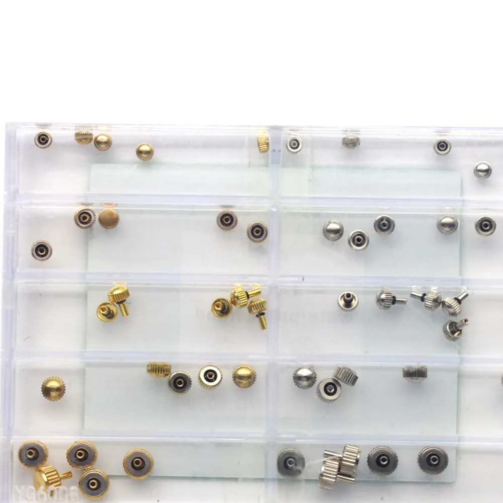 Watch Head Parts Crowns Domes Flats Watches Handles Repair Parts Tools Watch Accessories For Watchmakers