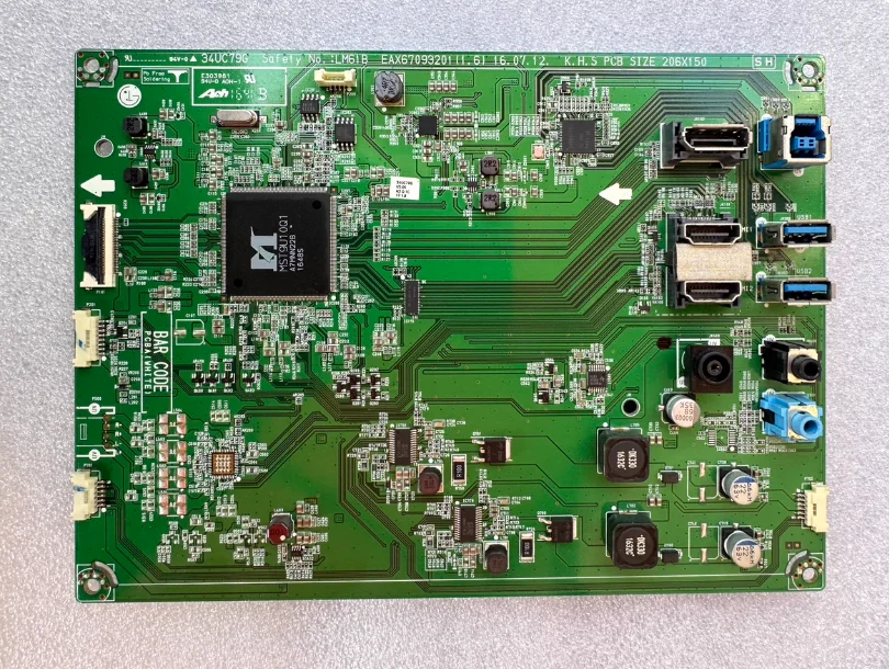 

Материнская плата 34UC79G, EAX67093201 Дисплей LM340WW2