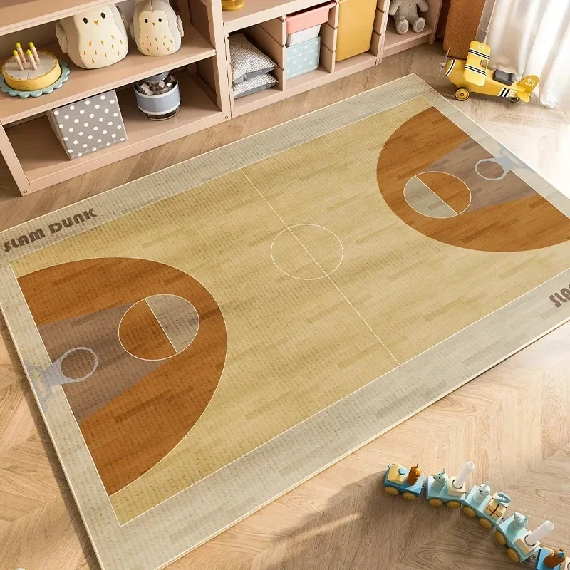 Cartoon Car Traffic Carpet Children's Room Climbing Mat Home Non-Slip and Dirt Resistant Living Room Mat Home Decoration Gift