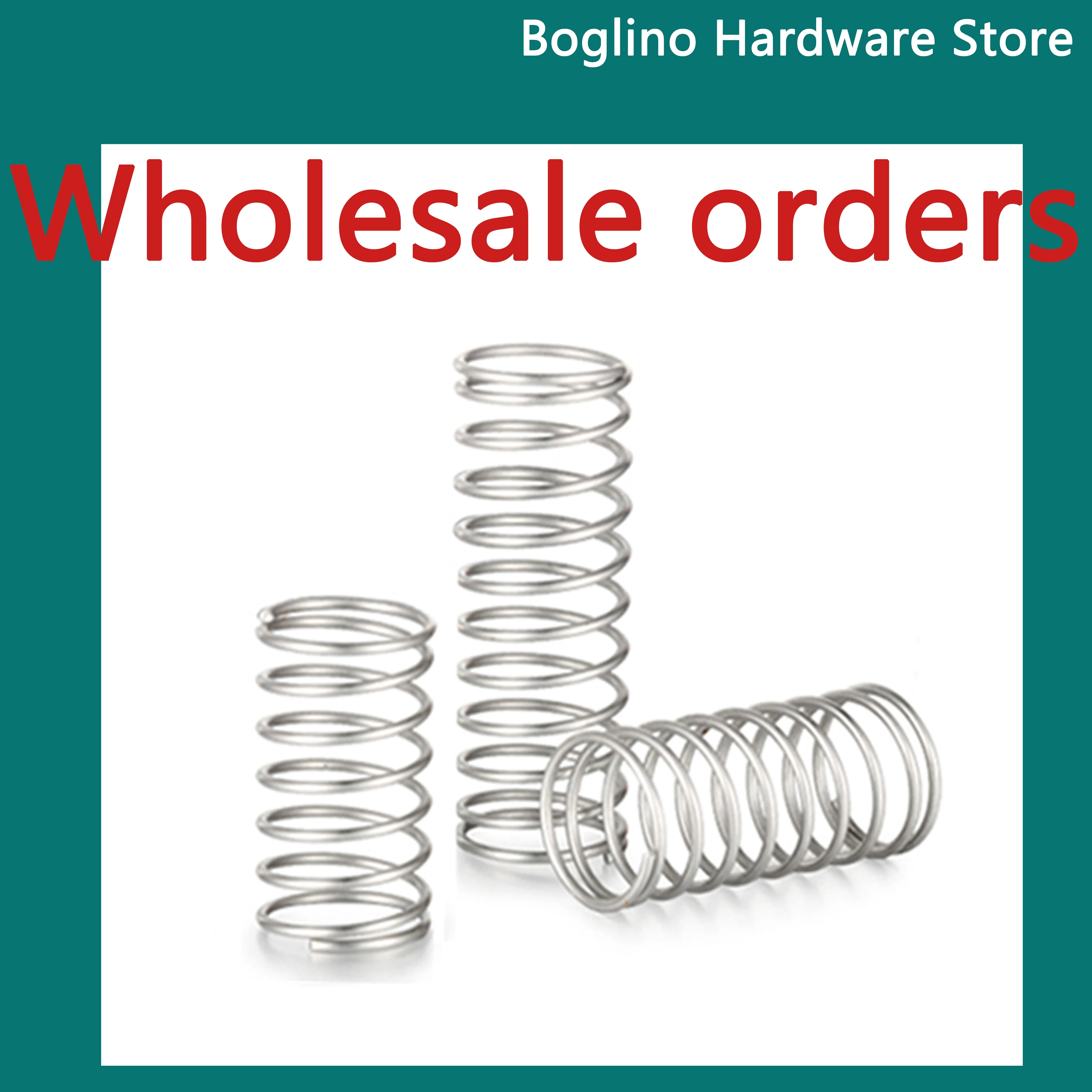 Reissue order|compression spring  0.5*5*5.5*18.5      100pcs