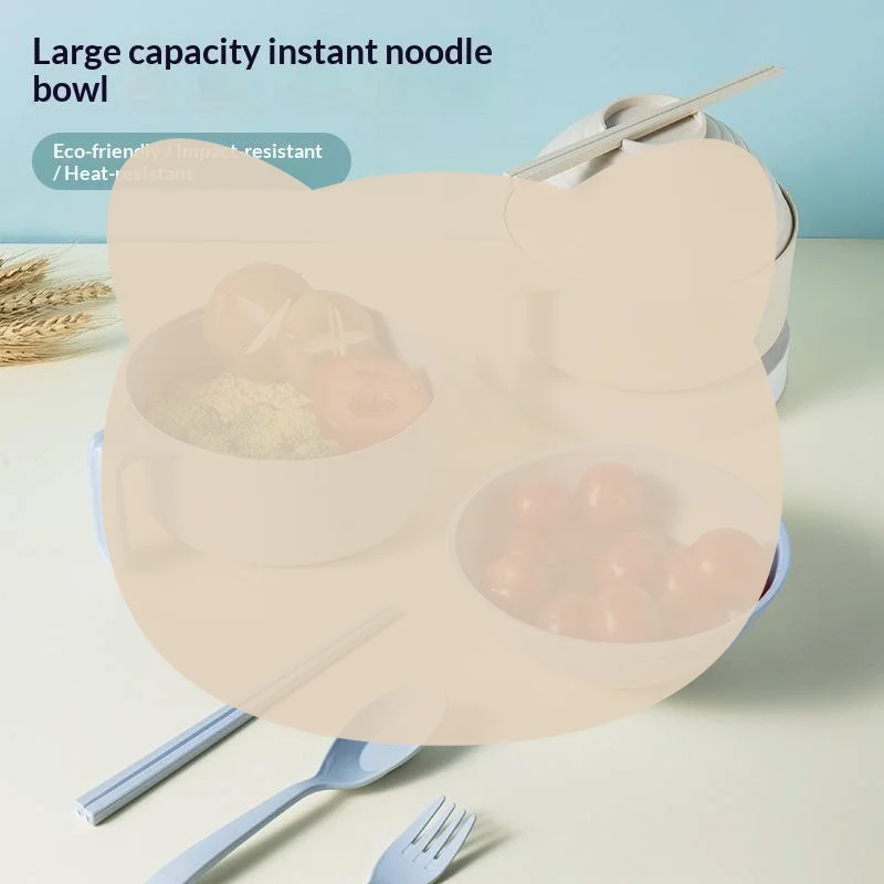 Ramen Bowl Set Ramen Noodles Bowl With Chopsticks Microwavable Cooker Bowl W Lid