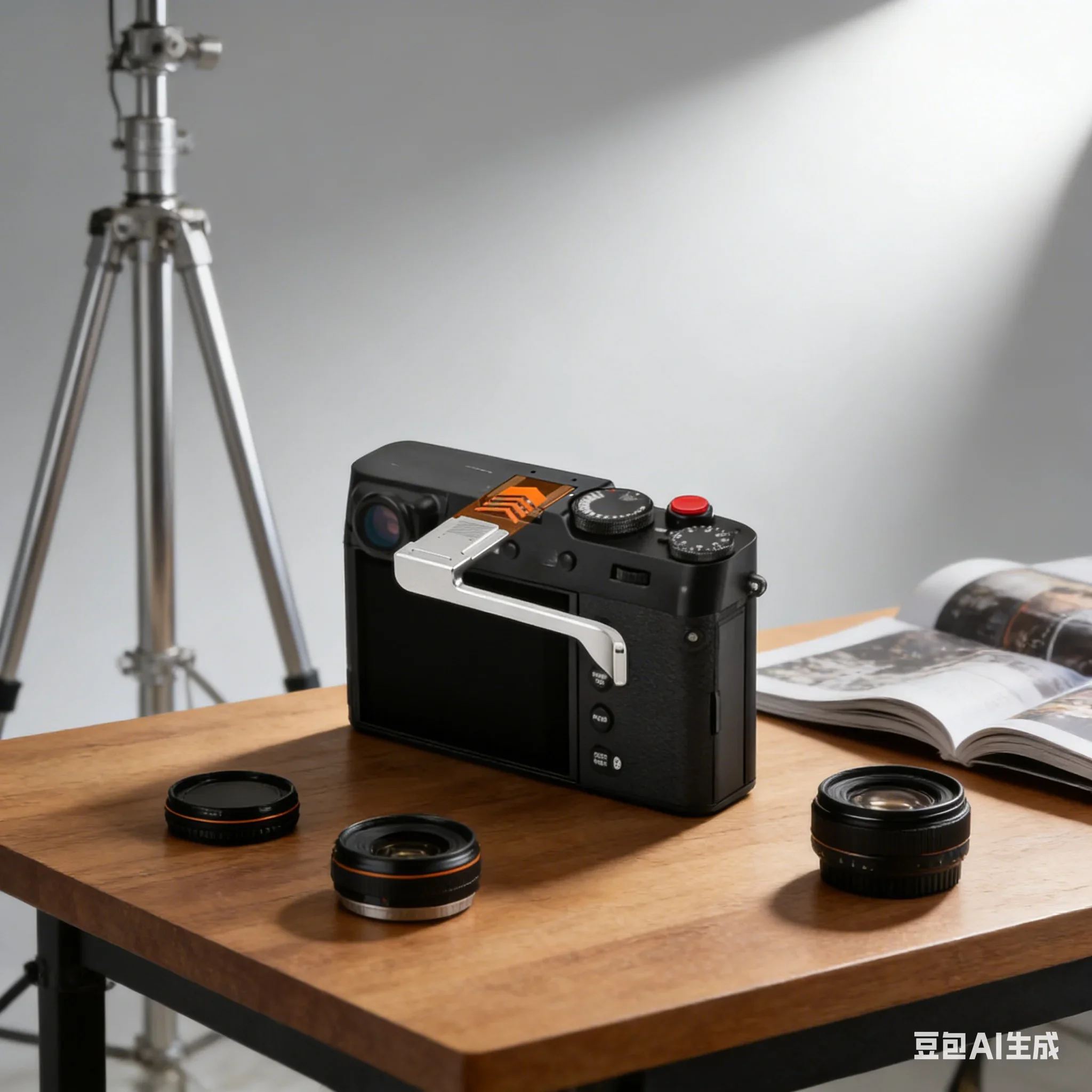 Poignée de caméra en métal pour Fuji X-100V1, poignée de caméra en aluminium avec bouton d'obturation pour accessoire de photographie stable à une seule main