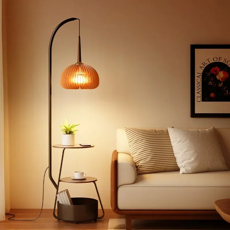 Floor lamp living room sofa next to a few items retro bedroom bedside French vertical fishing lampторшерمصباح ارضي 플로어 램프תאורה