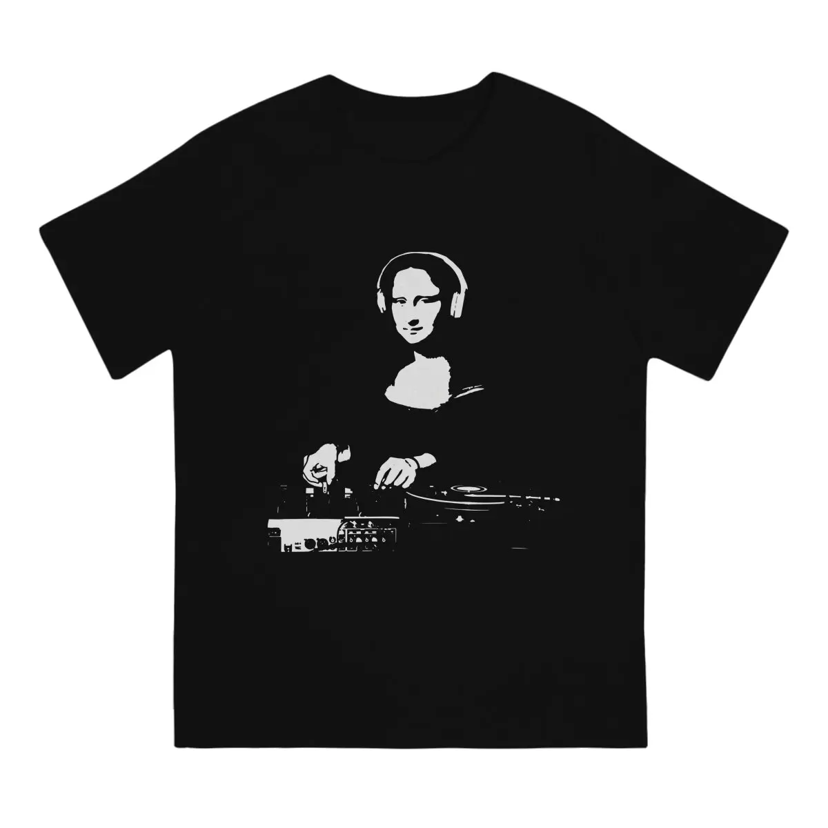 DJ Mona Lisa Tshirt Men Tops Vintage Summer Clothes T Shirt