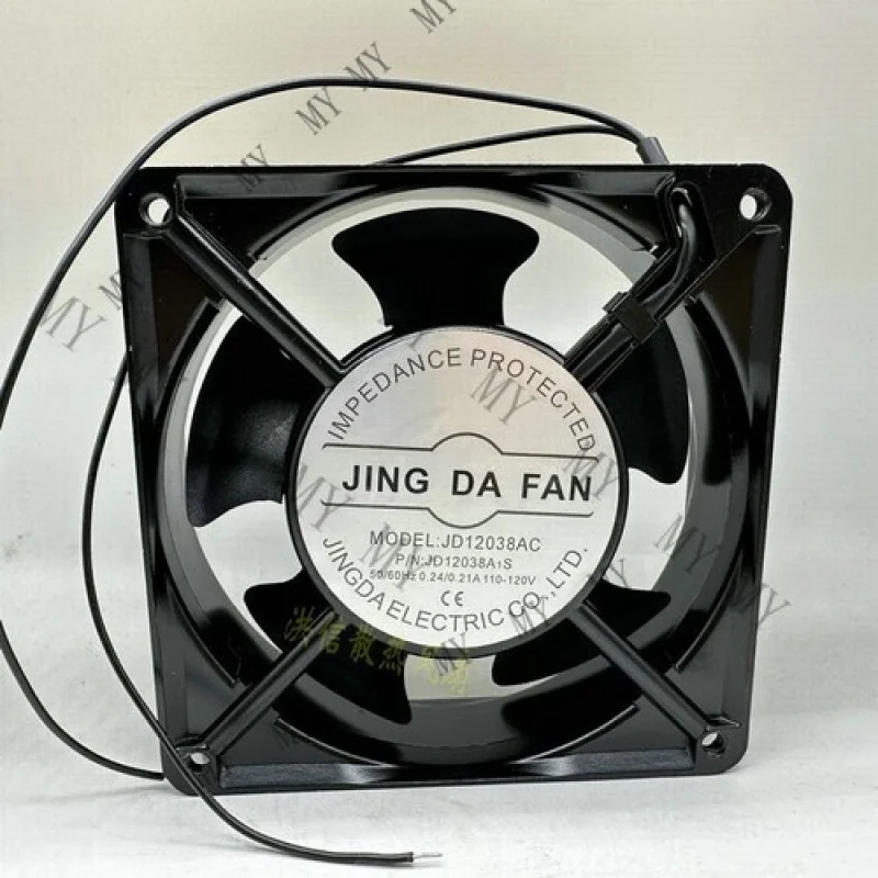 

TT 1 pcs for JING DA FAN Fan JD12038AC JD12038A1S 110-120V 12CM aluminum frame fan
