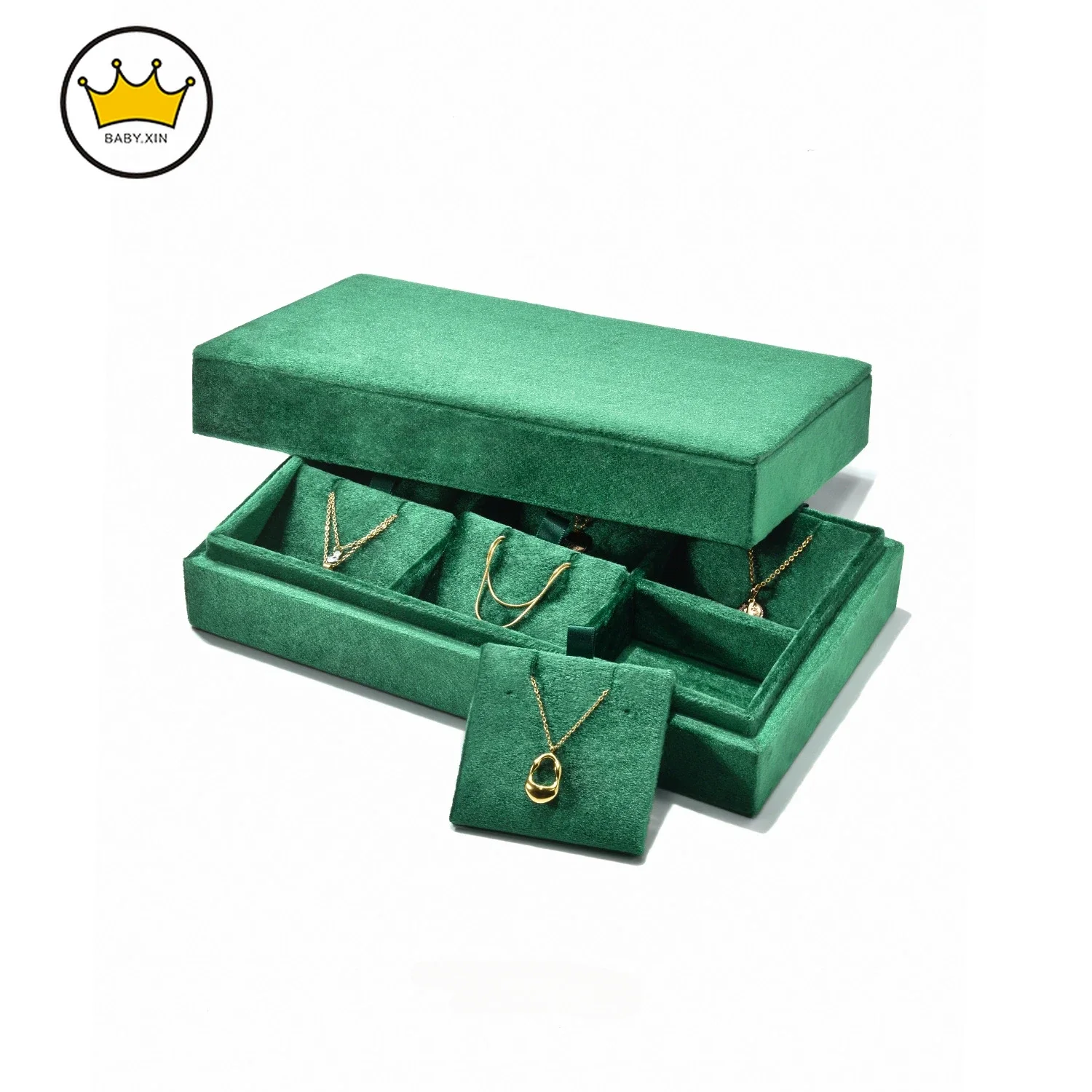 Necklace Storage Holder Tray Jewelry Showing Organizer Packaging for Small Businesses