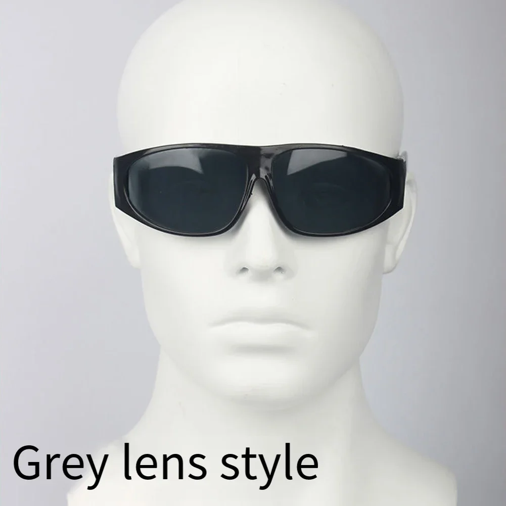 Comfortable Welding Protective Eyewear Black Safety Glasses Wind Protection Wraparound Protection Dust Protection