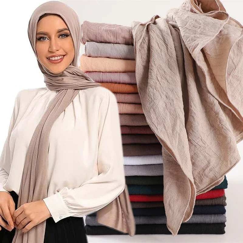 Clinket Hijab Schals für Frauen Premium Jersey Stirnbänder Froulard muslimischen Hijab Kopf wickels chals Mode lange Schal Schals